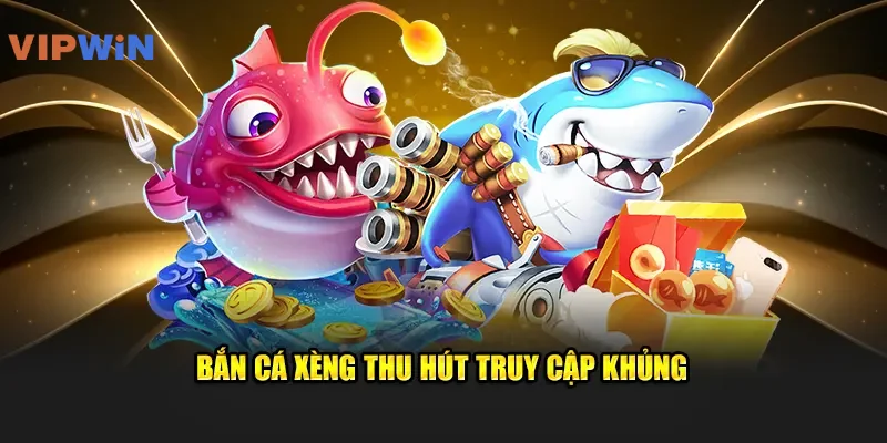 Giao diện 3D sống động của game bắn cá xèng VIPWIN